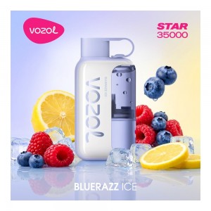 Vozol Star 35000 Blue Razz Ice