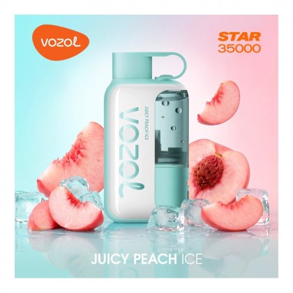 Vozol Star 35000 Juicy Peach Ice