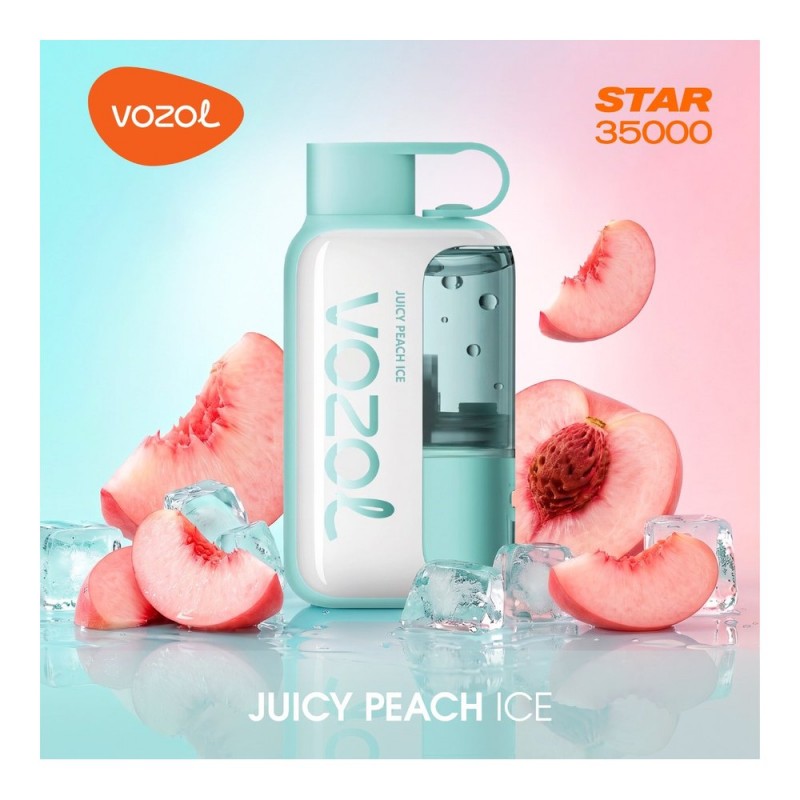 Vozol Star 35000 Juicy Peach Ice