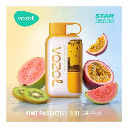 Vozol Star 35000 Kiwi Passion Fruit Guava