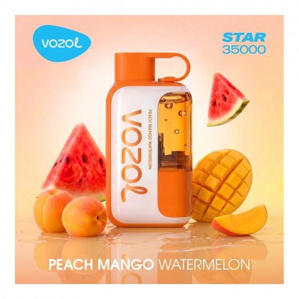 Vozol Star 35000 Peach Mango Watermelon