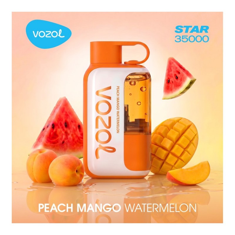 Vozol Star 35000 Peach Mango Watermelon