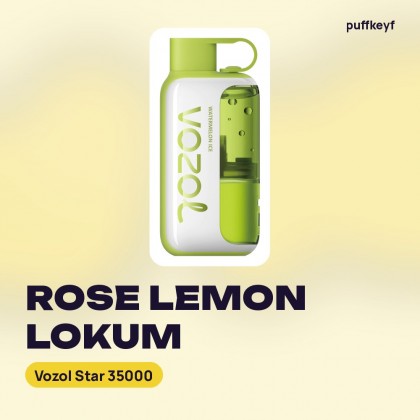 Vozol Star 35000 Rose Lemon Lokum