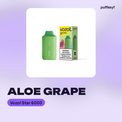 Vozol Star 6000 Aloe Grape