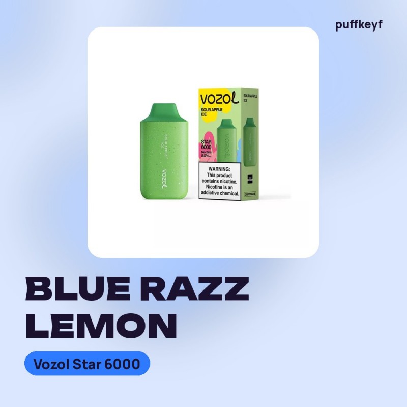 Vozol Star 6000 Blue Razz Lemon