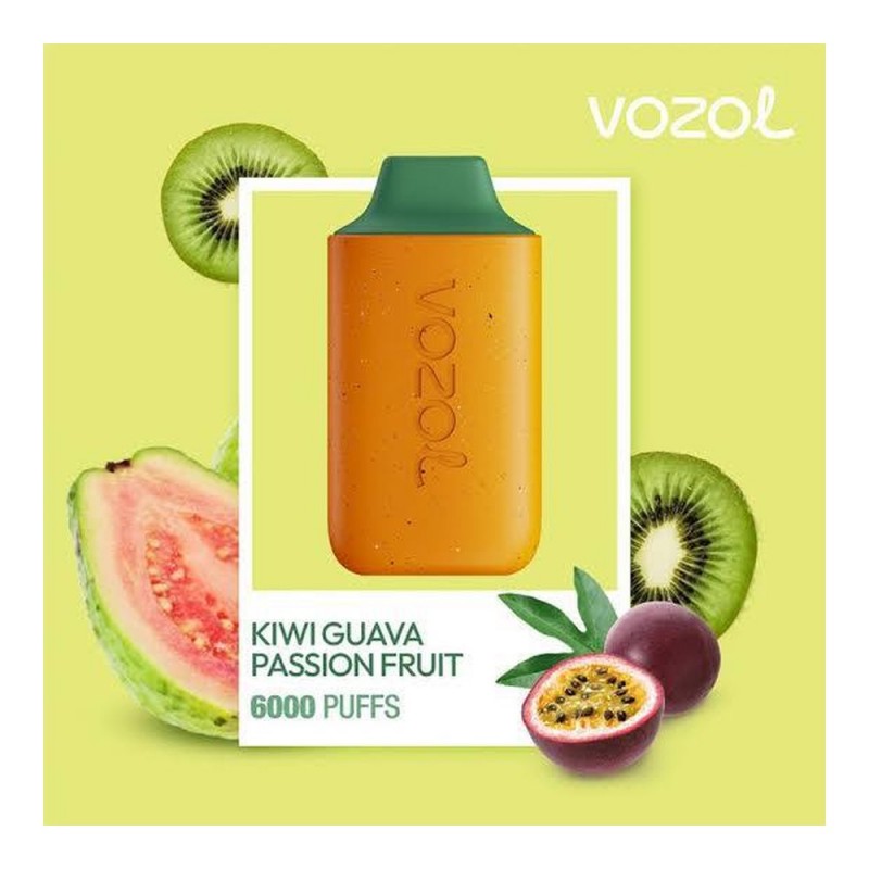 Vozol Star 6000 Kiwi Guava Passion Fruit