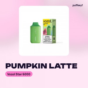 Vozol Star 6000 Pumpkin Latte
