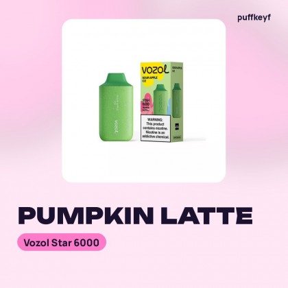 Vozol Star 6000 Pumpkin Latte