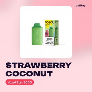 Vozol Star 6000 Strawberry Coconut
