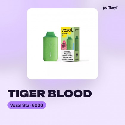 Vozol Star 6000 Tiger Blood