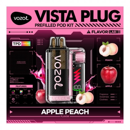 Vozol Vista Plug 10000 Apple Peach