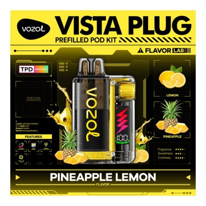 Vozol Vista Plug 10000 Pineapple Lemon
